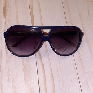 Women’s Navy Dior Aviators